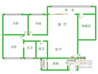 风华苑4室2厅2卫158㎡户型图