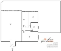 上城生活馆2室2厅1卫125㎡户型图