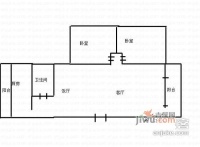 启明柳岸馨苑2室2厅1卫83㎡户型图