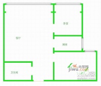 欧美苑2室1厅1卫98㎡户型图