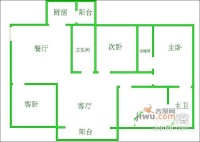 东篱居二期4室2厅2卫180㎡户型图