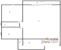 澳林春天2室2厅1卫98㎡户型图