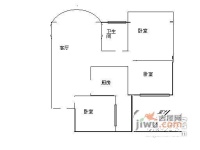 澳林春天3室2厅1卫123㎡户型图