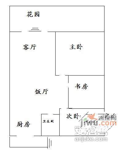 翰林南城3室2厅1卫户型图