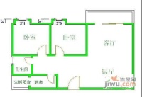 芙蓉华庭2室2厅1卫93㎡户型图