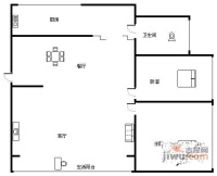 全兴小区2室2厅1卫93㎡户型图