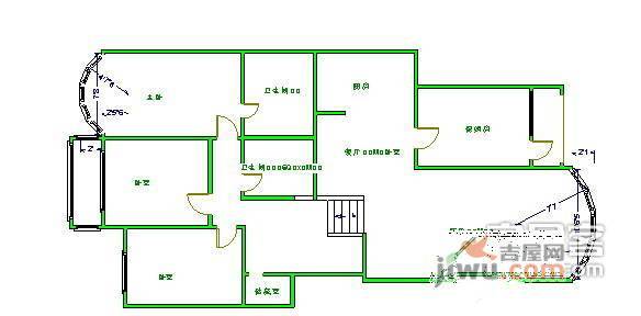 新阳光健康家园4室2厅2卫243㎡户型图