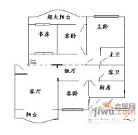 棕东小区4室2厅2卫178㎡户型图