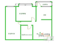 智业逸景爱丽舍2室1厅1卫86㎡户型图