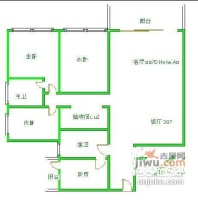 齐力碧水湾3室2厅2卫195㎡户型图