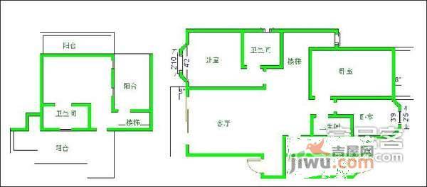 齐力碧水湾4室2厅3卫147㎡户型图