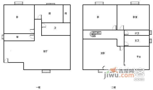 金林半岛4室2厅2卫216㎡户型图