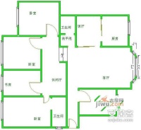 西藏花园5室3厅2卫户型图
