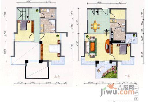 南府锦3室2厅2卫158㎡户型图