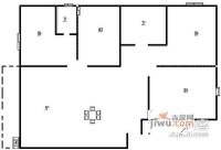 锦绣阳光3室2厅2卫127㎡户型图