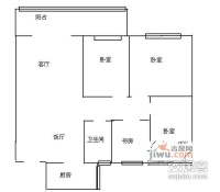 名士公馆4室2厅2卫180㎡户型图