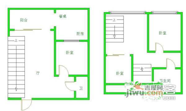 莱茵河畔3室2厅2卫182㎡户型图