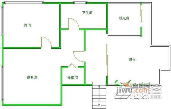 新联楠贵坊3室2厅1卫户型图