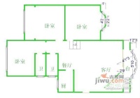 鸿生花园3室2厅2卫153㎡户型图