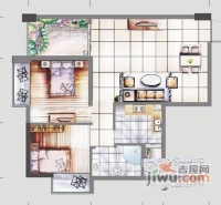 锦洲花园3室2厅2卫125㎡户型图