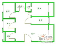 上海花园(高新)4室2厅2卫240㎡户型图