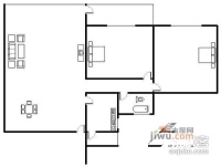 凯瑞花都2室2厅1卫103㎡户型图