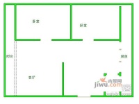 蜀馨苑B区2室1厅1卫85㎡户型图