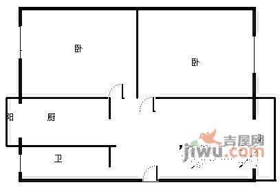 紫竹苑3室2厅1卫138㎡户型图