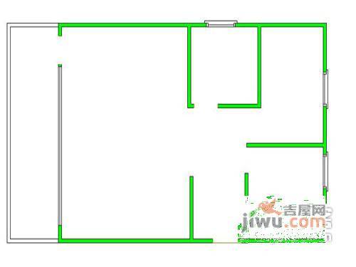 寅生杜鹃花园2室1厅1卫89㎡户型图