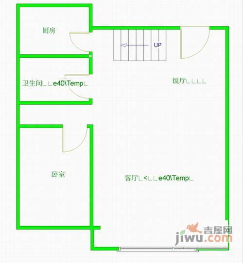 新天地民苑3室2厅2卫102㎡户型图