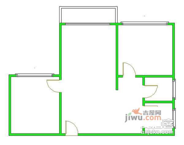 万和苑2室2厅1卫109㎡户型图