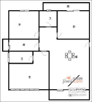 中华家园二期3室2厅2卫260㎡户型图