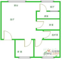 泰庄花园3室2厅1卫144㎡户型图