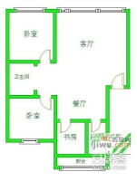 和睦人家一期3室2厅1卫99㎡户型图