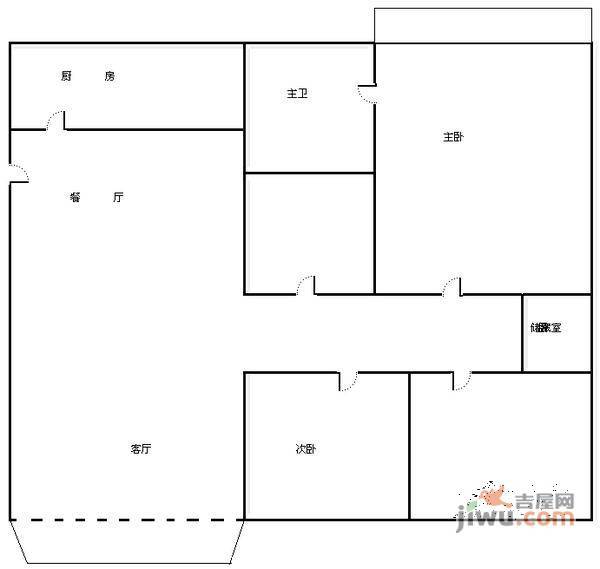 玉园清水湾3室2厅2卫225㎡户型图