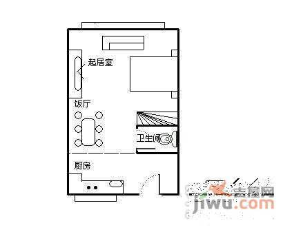 曼哈顿自然派1室0厅1卫76㎡户型图