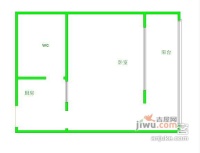 东桂苑1室0厅1卫32㎡户型图