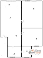 惠民苑2室1厅1卫78㎡户型图