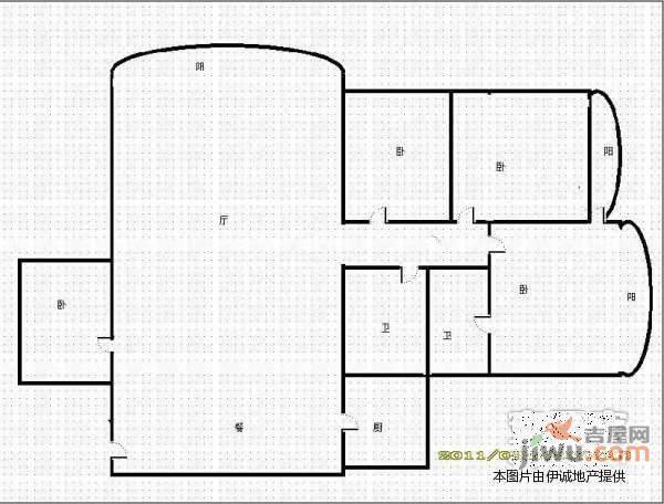 金都花园4室2厅2卫231㎡户型图