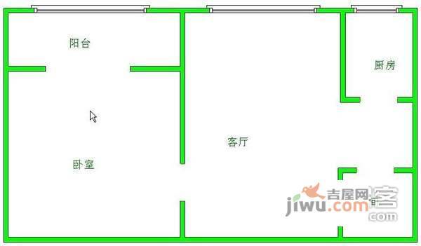 锦西名宅天鑫花园东区1室1厅1卫106㎡户型图