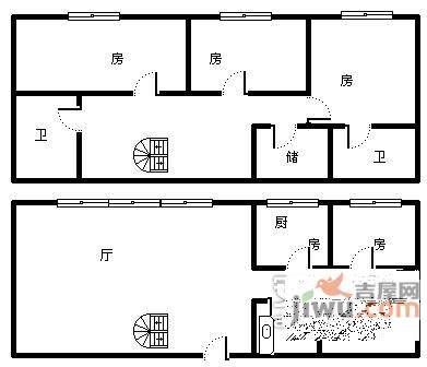 锦官新城西区4室2厅3卫280㎡户型图