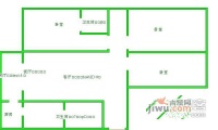 中华园锦苑3室3厅2卫145㎡户型图