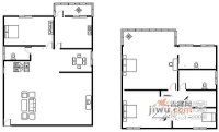 中华园锦苑4室3厅3卫308㎡户型图