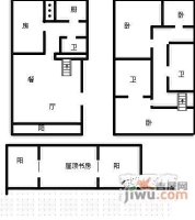 中华园锦苑5室2厅3卫户型图