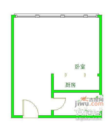 时代天骄1室0厅1卫41㎡户型图