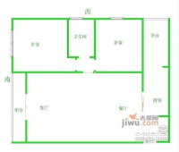 首创爱这城2室2厅1卫110㎡户型图