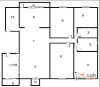 首创爱这城4室2厅2卫160㎡户型图