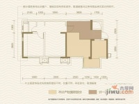 万科海悦汇城2室2厅1卫85㎡户型图