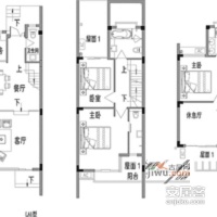 锦官丽城亲水湾5室3厅3卫305㎡户型图