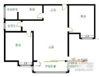 金林大城小室2室2厅1卫89㎡户型图